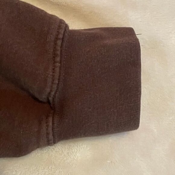 Club 24 Hoodie Men XL Brown Fitness Gym Workout Sweatshirt Pullover Sweater - Picture 5 of 5